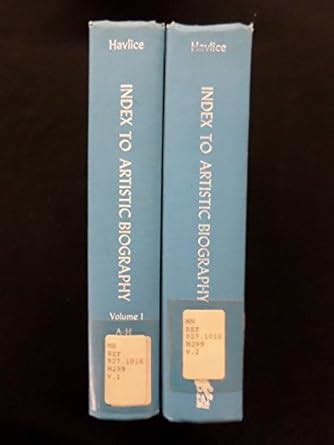 index to artistic biography examples