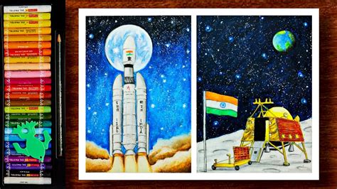 India In Space Drawing
