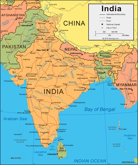India Map Map Of India
