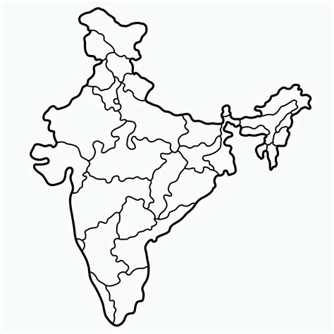 India Map Outline Pdf