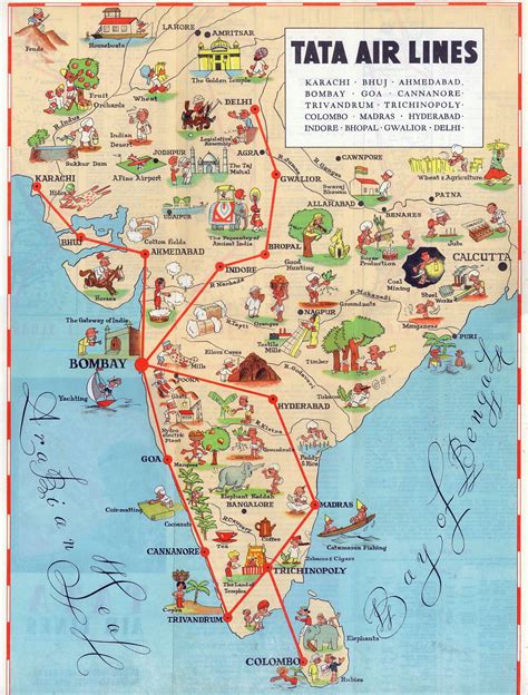 India Tourist Map