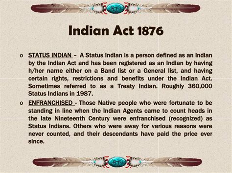 Indian Act 1876