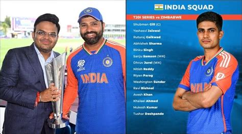 indian cricket team for zimbabwe tour