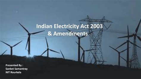 Indian Electricity Act