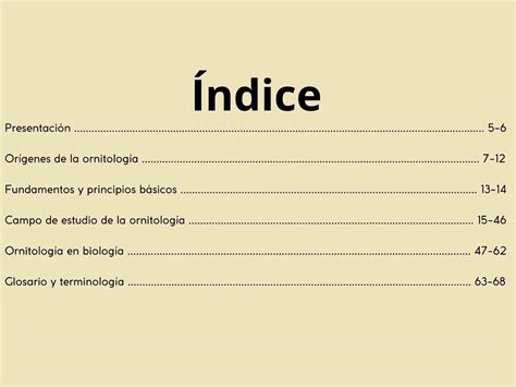 Indice De Un Libro