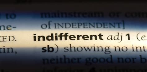 Indifferent Meaning