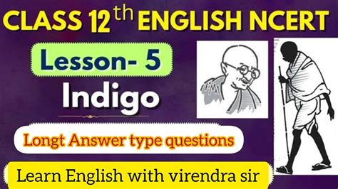 Indigo Class 12 Questions And Answers