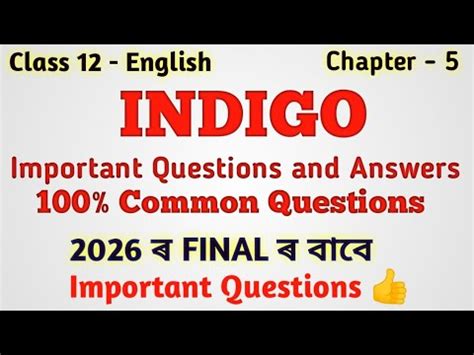 Indigo Imp Questions
