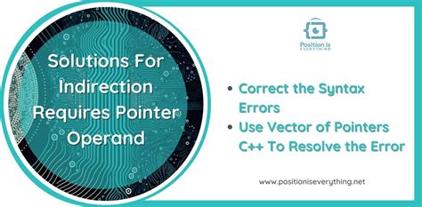 Indirection Requires Pointer Operand Int Invalid