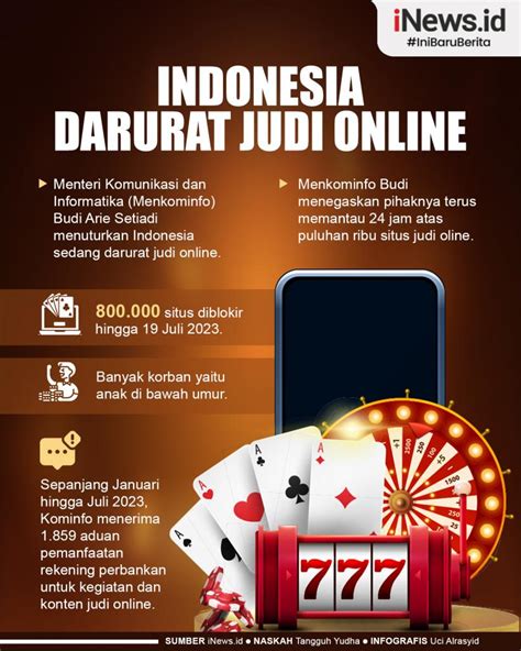 INDONESIA DARURAT JUDI SLOT ONLINE：8.000 Rekening Sudah Diblokir, Indonesia Masih Darurat Judi