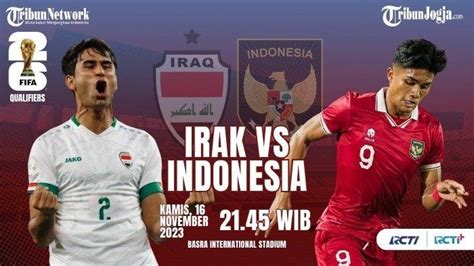 indonesia vs irak di tv