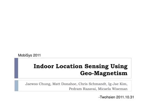 Indoor Location Sensing Using Geo Magnetism Cell Phone Tower Location Map