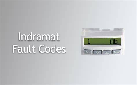 indramat fault codes
