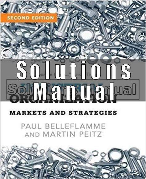 industrial organization solution manual