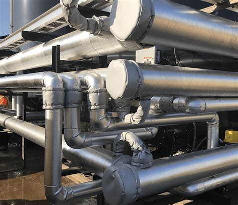 industrial pipe insulation layouts for metal
