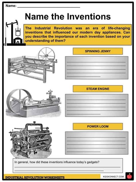 Industrial Revolution Inventions Worksheet Activity Tpt The Industrial Revolution Worksheet Answer Key - The Industrial Revolution Worksheet Answer Key