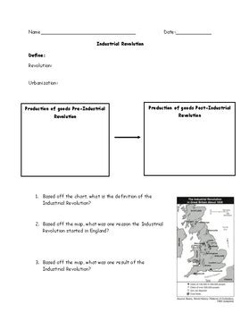 Industrial Revolution Worksheet Chart And Map With Answer The Industrial Revolution Worksheet Answer Key - The Industrial Revolution Worksheet Answer Key