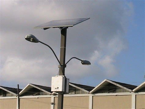 Industrial Solar Lights For A School