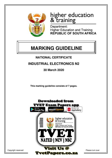 Full Download Industrial Electronics N2 Question Papers And Memorandum 