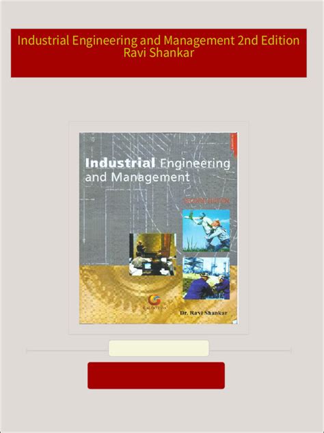 Full Download Industrial Engineering And Management By Ravi Shankar Pdf 