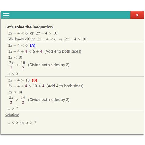 Inequalities Calculator Inequality Solution Calculator - Inequality Solution Calculator