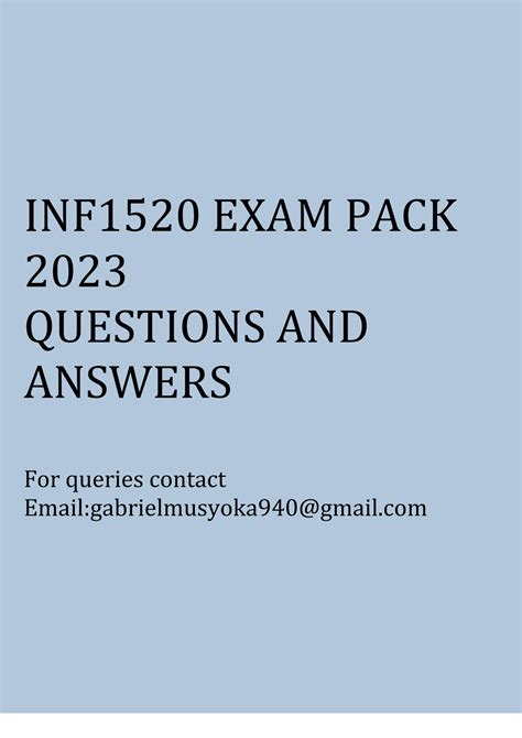 Read Inf 1520 Exam Solutions File Type Pdf 
