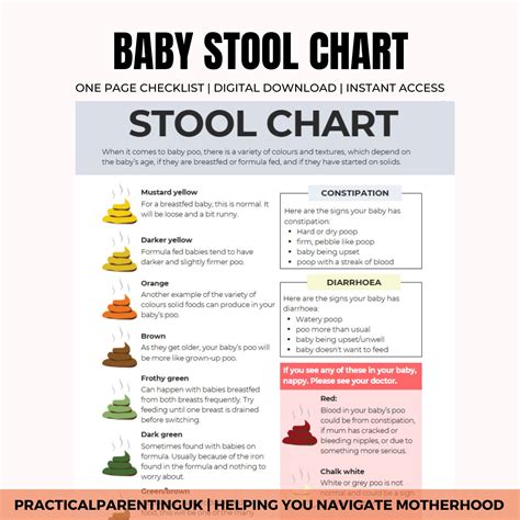 Infant Poop Chart
