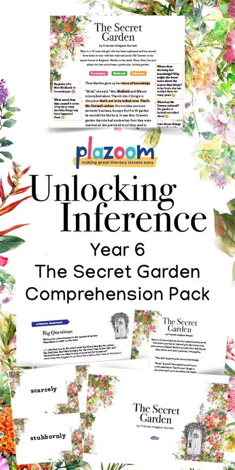 Inference Homework The Secret Garden Inferences Worksheets Inferences Worksheet 6 - Inferences Worksheet 6