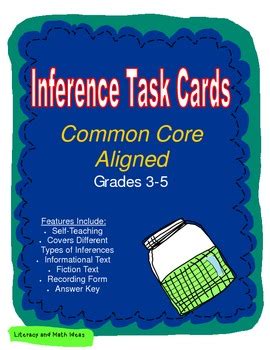Inference Task Cards Grade 3 5 Pdf Amp Inference Task Cards 5th Grade - Inference Task Cards 5th Grade