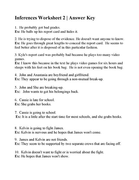 Inferences Worksheet 2 Answers Inference Worksheet Grade 4 - Inference Worksheet Grade 4