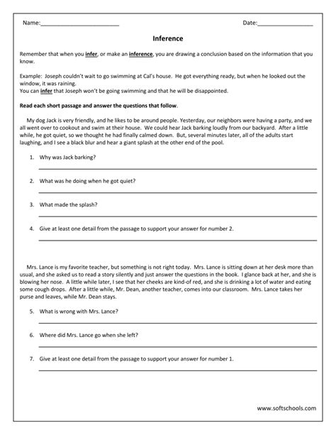 Inferencing Worksheets 8th Grade   Contact Ereadingworksheets Com Ereading Worksheets - Inferencing Worksheets 8th Grade
