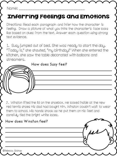 Inferring Character Traits And Feelings Grade 2 Twinkl Inferring Character Traits Worksheet Answers - Inferring Character Traits Worksheet Answers