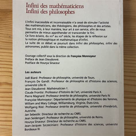 infini des matha c maticiens infini des philosoph