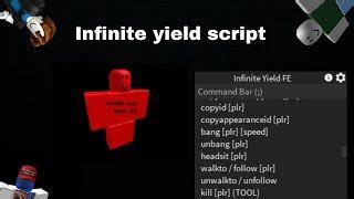 infinite yield script pastebin 2024