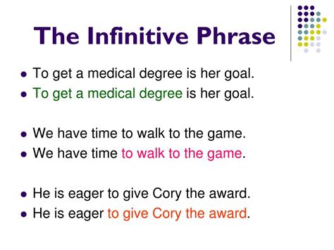 Infinitives And Infinitive Phrases Powerpoint Worksheets And Infinitive Phrase Worksheet - Infinitive Phrase Worksheet