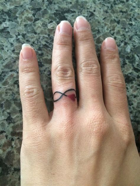 Infinity Tattoo On Finger