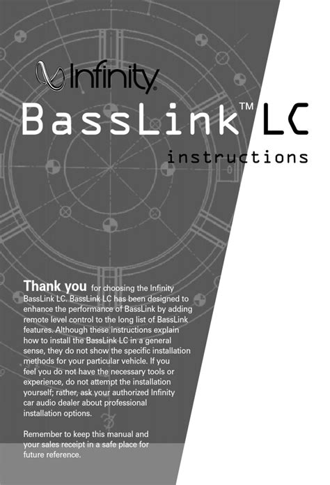 Full Download Infinity Basslink Installation Guide 