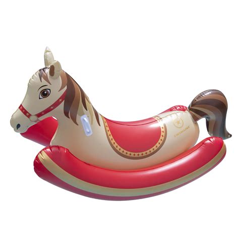Inflatable pool horse