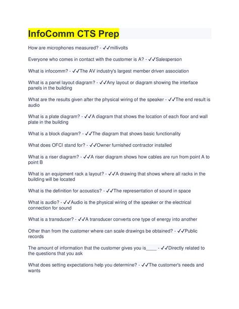 Read Online Infocomm Cts Test Questions 