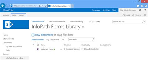 Infopath With Sharepoint 2013
