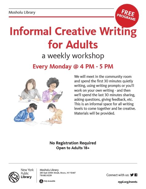 Informal Creative Writing For Adults The New York Creative Writing Prompt Ideas - Creative Writing Prompt Ideas
