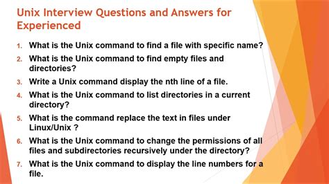 Read Informatica Unix Interview Questions Answers 