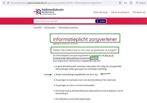 informatieplicht wgbo