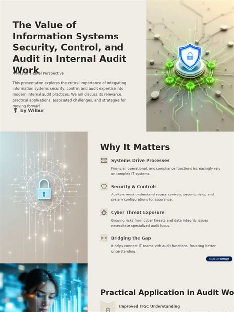 Information Systems Control And Audit