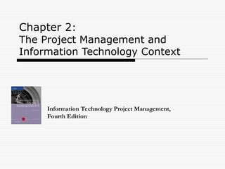 Information Technology Project Management Chapter 2