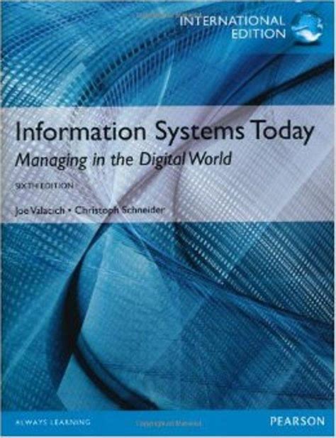 Read Information System Today 6Th Edition 