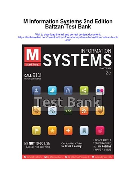 Full Download Information Systems 2Nd Edition By Baltzan 