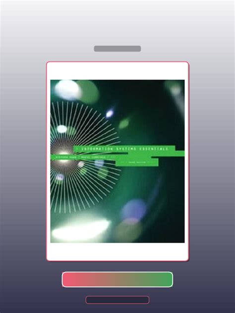 Read Online Information Systems Essentials 3Rd Edition 