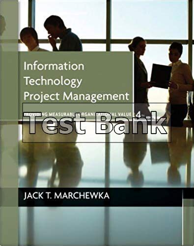 Download Information Technology Project Management 4Th Edition Marchewka 