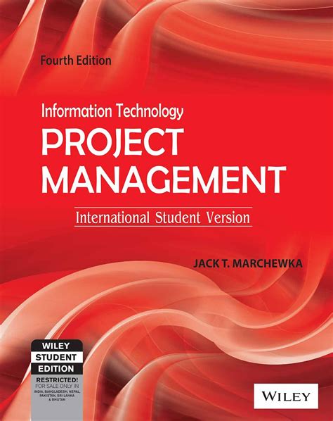 Read Online Information Technology Project Management Jack Marchewka 